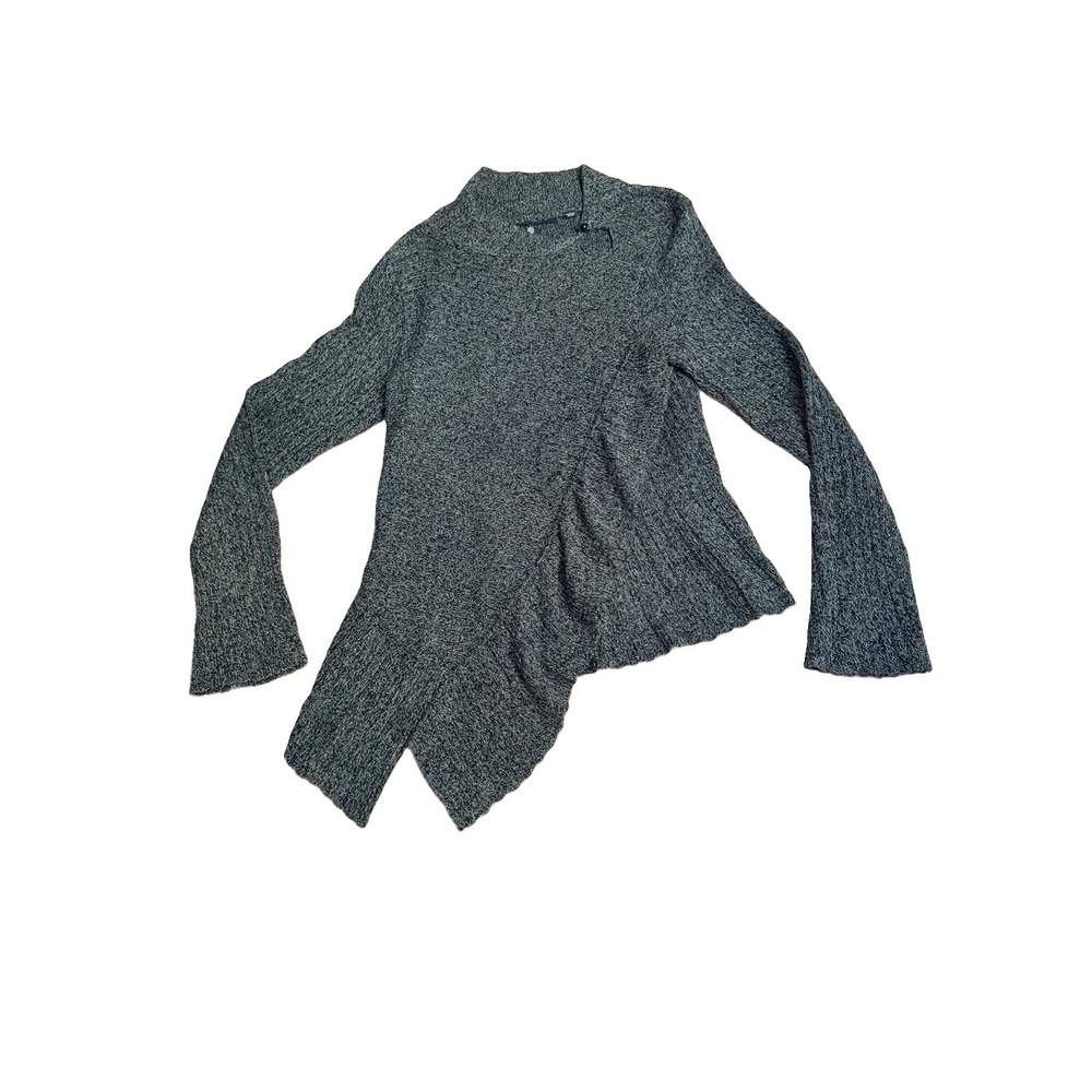 Anthropologie Knitted & Knotted Sweater Size L Merino Wool Blend Avant Garde Alt
